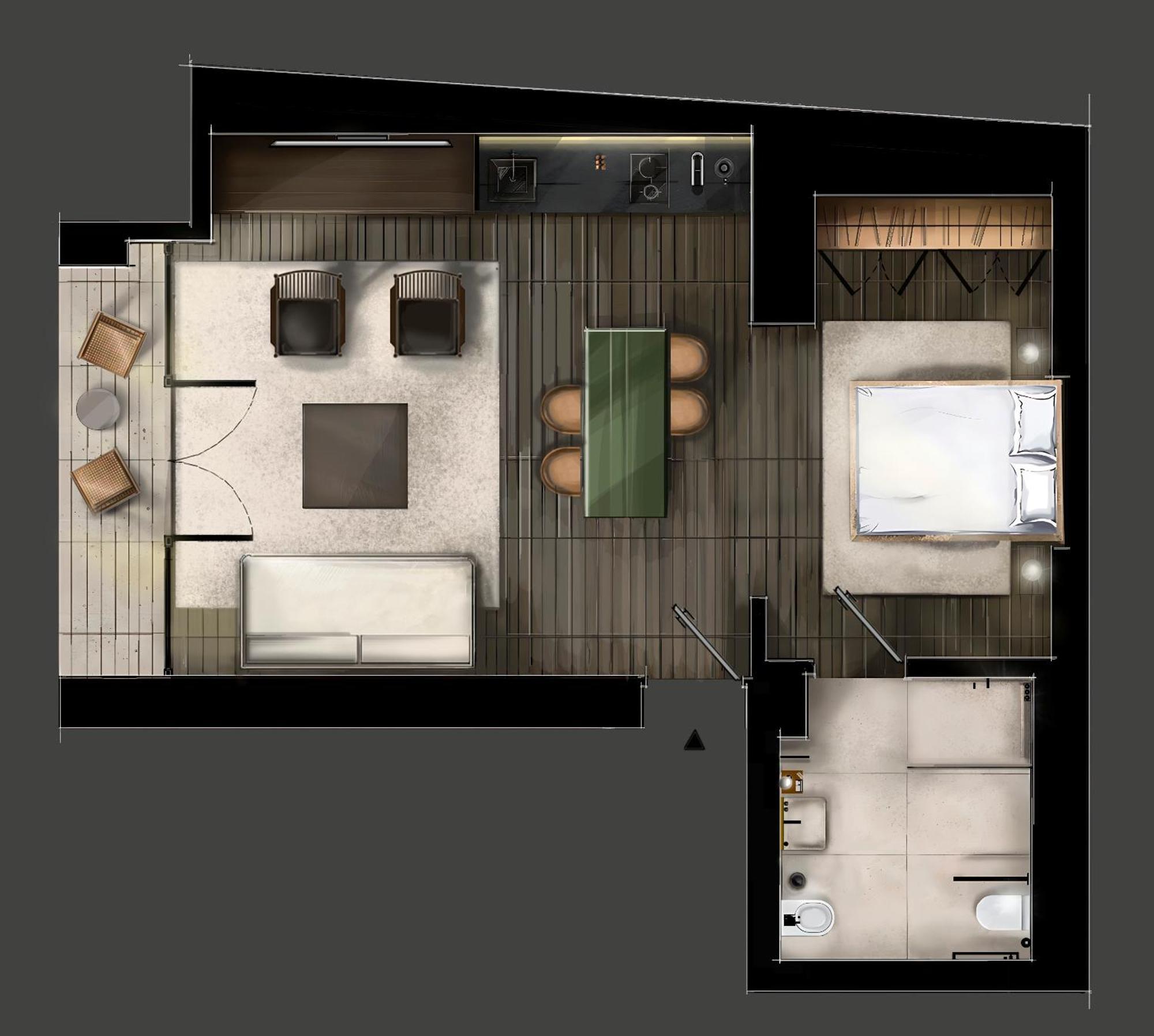Master Trevi Aparthotel Rom Exteriör bild